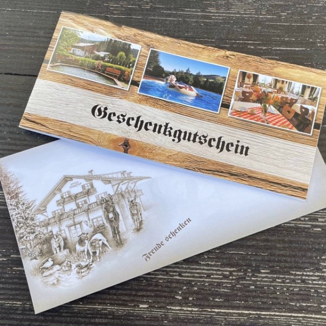 Guschein, Geschenkgutschein, Gift voucher, Dárkový poukaz